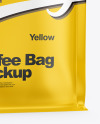 Matte Coffee Bag Mockup