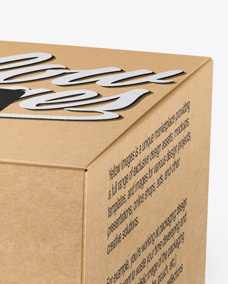 Kraft Box Mockup