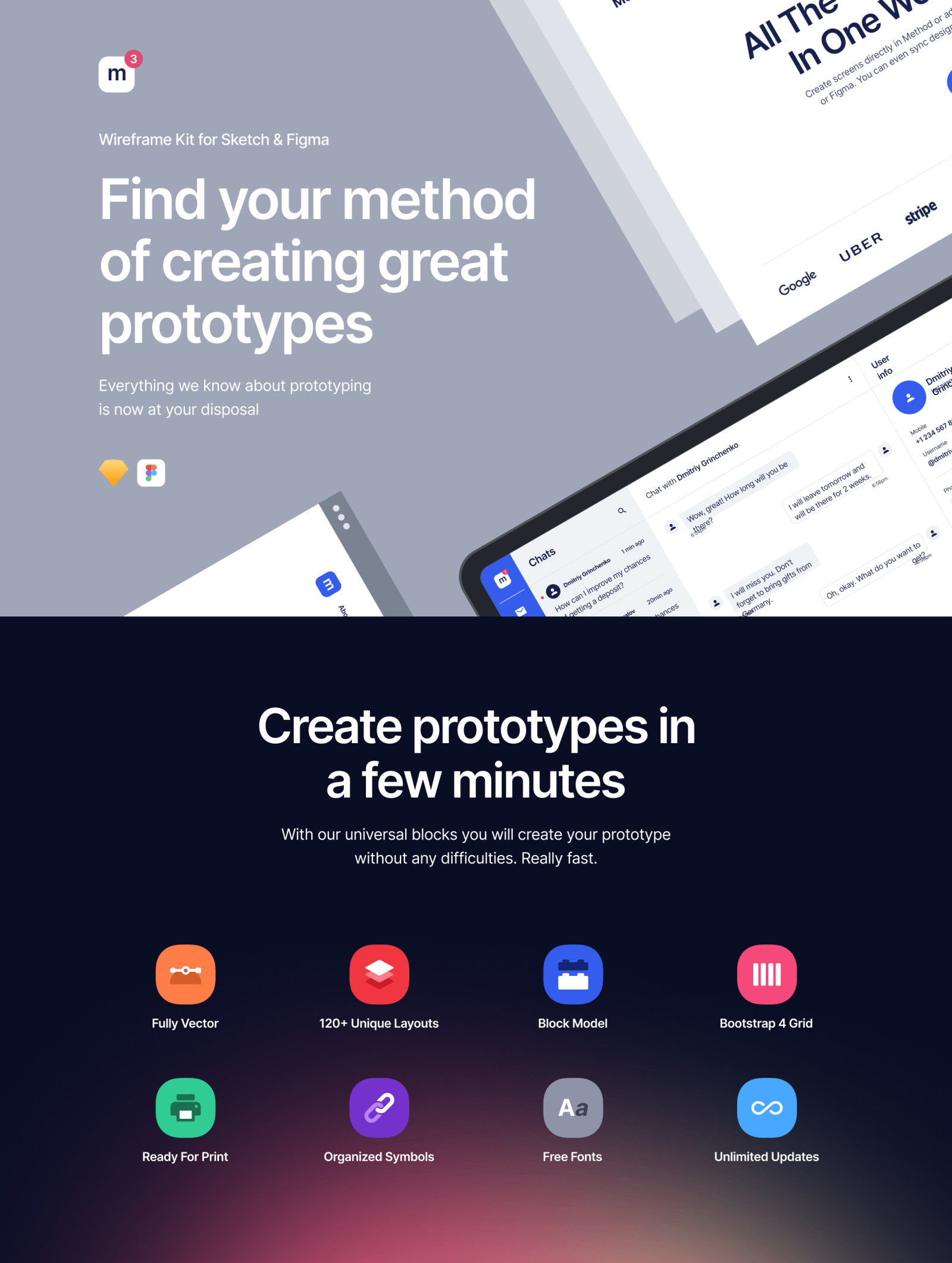 Download Method Wireframe Kit 3 In Design Elements On Yellow Images Creative Store PSD Mockup Templates