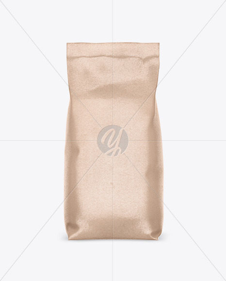 Download Kraft Paper Food Bag Mockup In Bag Sack Mockups On Yellow Images Object Mockups