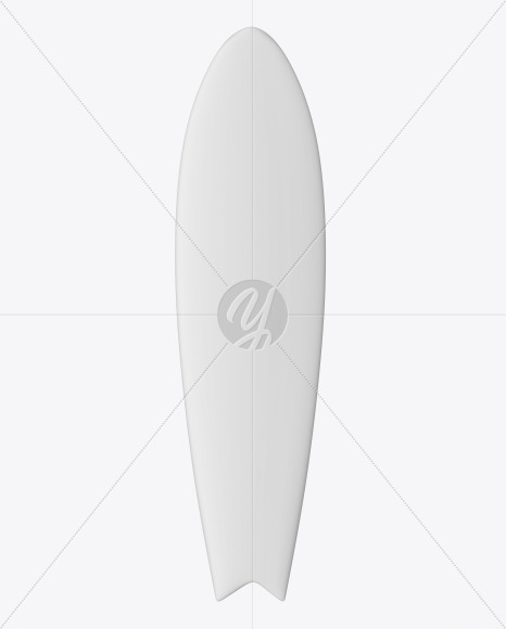 Surfboard Mockup - Front View in Packaging Mockups on ...