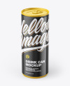 Glossy Drink Can Mockup