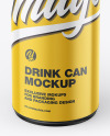 Glossy Drink Can Mockup