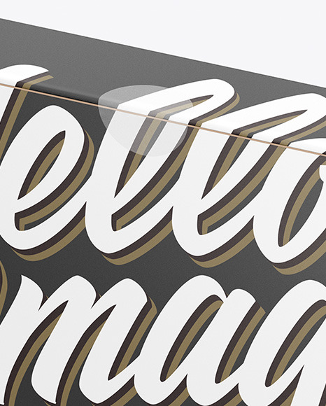 Paper Box Mockup PSD #2