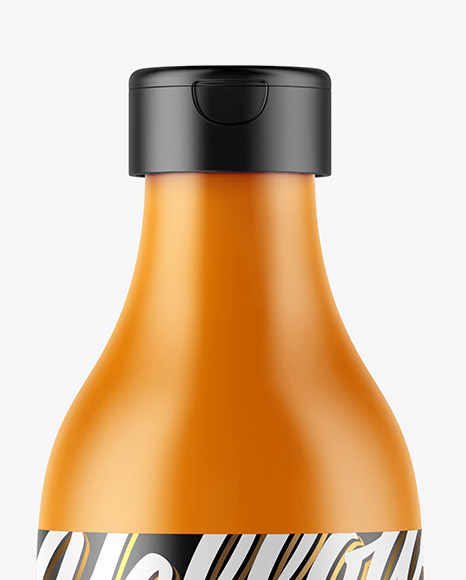 Matte Plastic Bottle Mockup In Bottle Mockups On Yellow Images Object Mockups