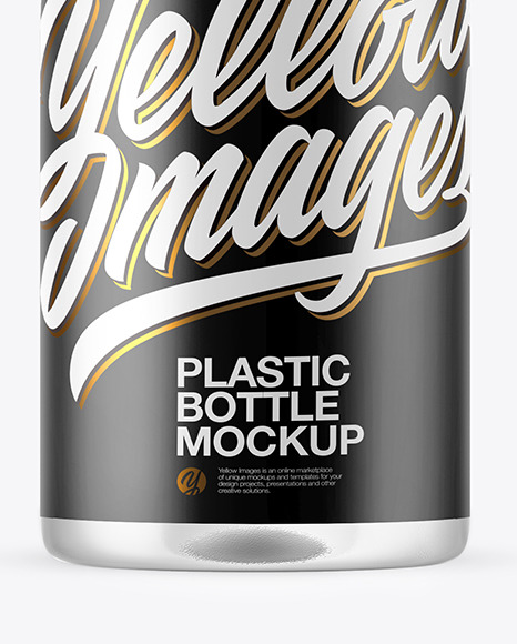 Clear Water Bottle Mockup PSD #1