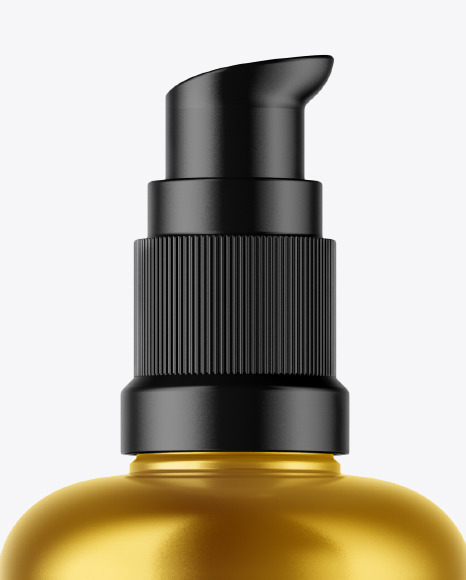 Metallic Cosmetic Bottle PSD #2