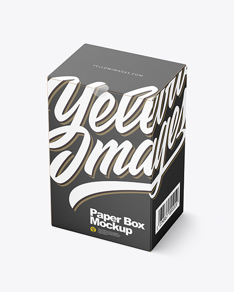 Paper Box Mockup