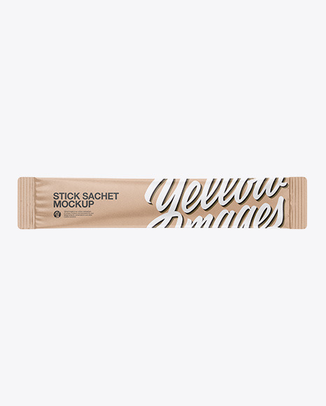 Download Kraft Stick Sachet Mockup In Sachet Mockups On Yellow Images Object Mockups Yellowimages Mockups