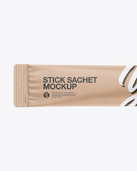 Download Kraft Stick Sachet Mockup In Sachet Mockups On Yellow Images Object Mockups PSD Mockup Templates