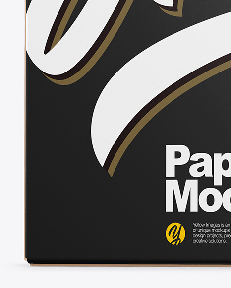 Paper Box Mockup PSD #1