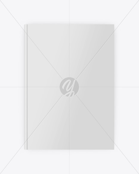 Book W  Glossy Cover Mockup   Top View PSD #3