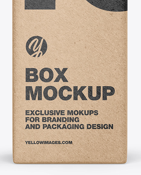 Download Kraft Box Mockup In Box Mockups On Yellow Images Object Mockups Yellowimages Mockups