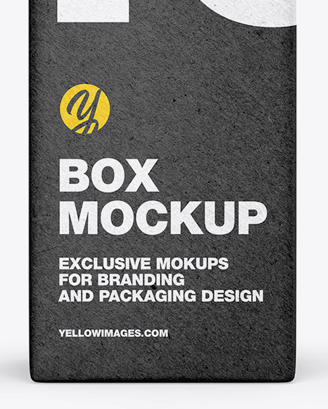 Download Kraft Box Mockup In Box Mockups On Yellow Images Object Mockups PSD Mockup Templates