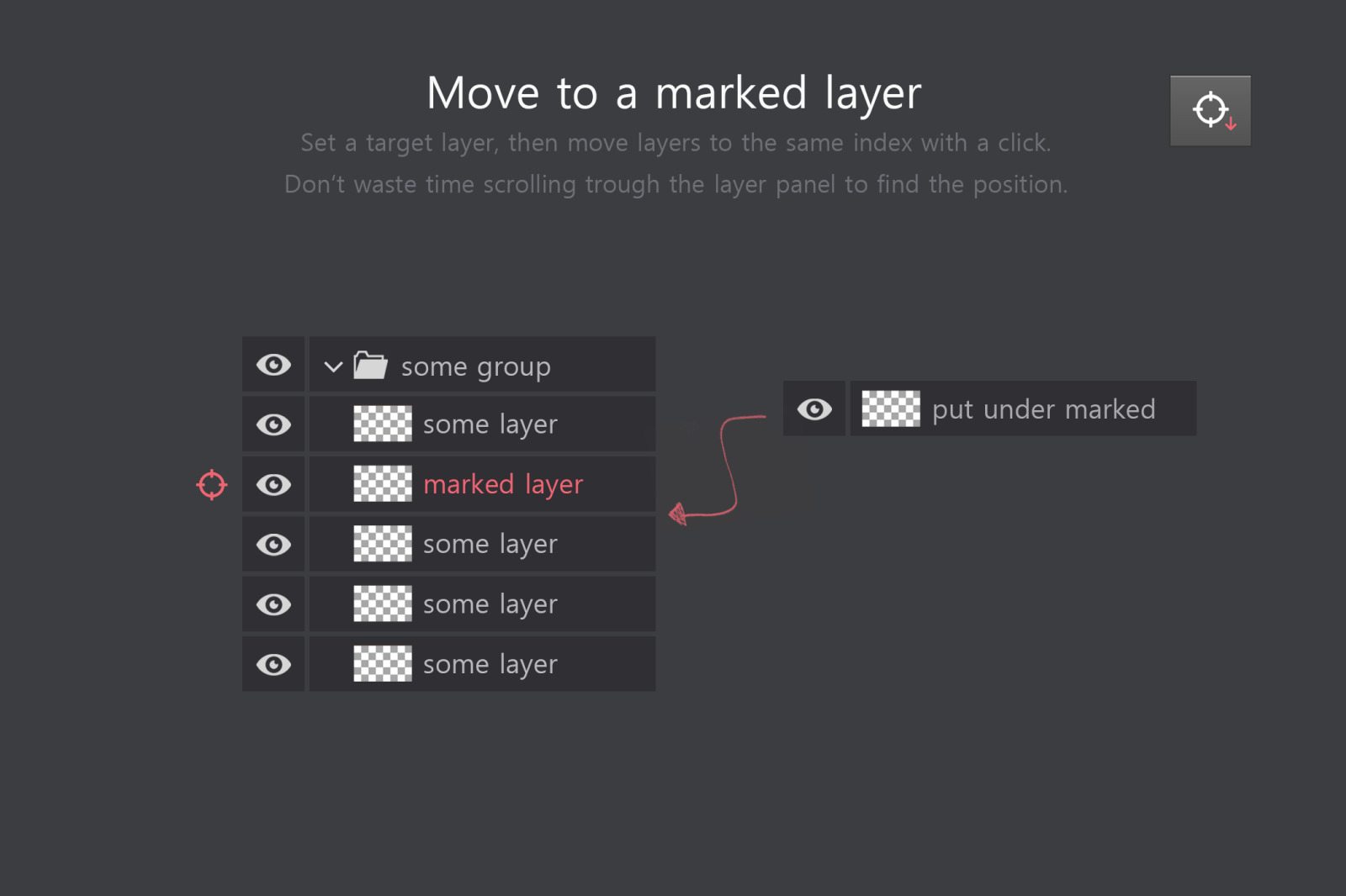 ReOrder - Layer Panel Sorting Kit on Yellow Images Creative Store