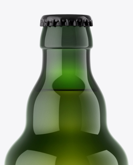 Green Beer Bottle Mockup In Bottle Mockups On Yellow Images Object Mockups