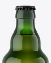 Green Beer Bottle Mockup