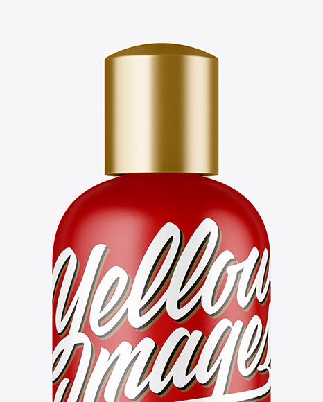 Matte Bottle Mockup PSD #2