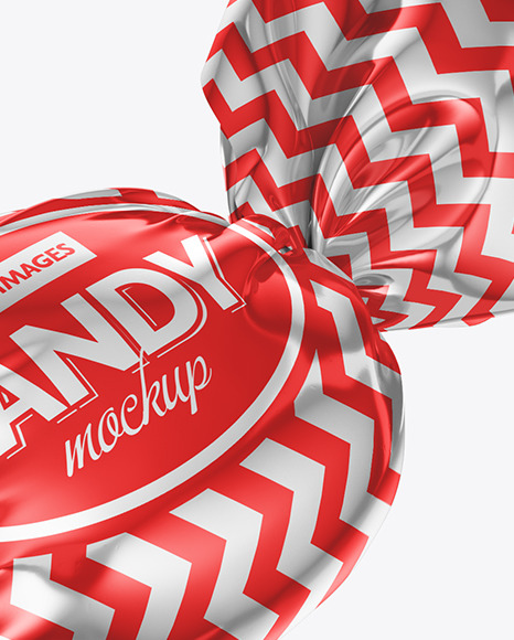 Download Metallic Candy Package Mockup In Packaging Mockups On Yellow Images Object Mockups