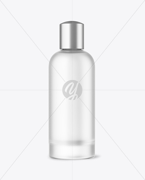 Download Frosted Bottle Mockup In Barrel Mockups On Yellow Images Object Mockups PSD Mockup Templates