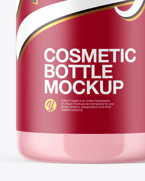 Cosmetic Bottle Mockup PSD #1