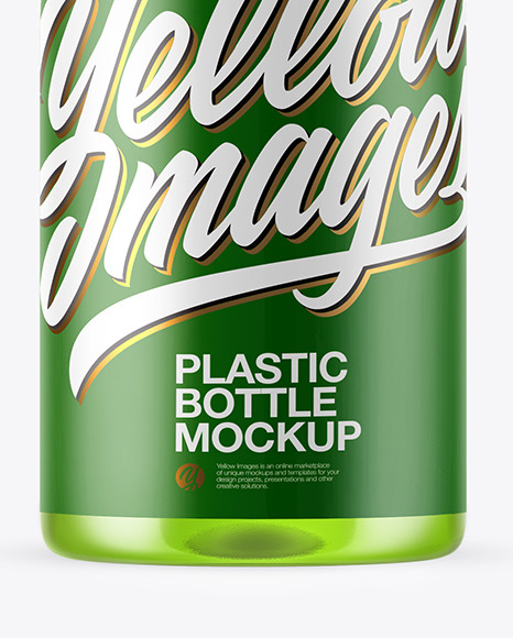 Plastic Bottle Mockup PSD #1