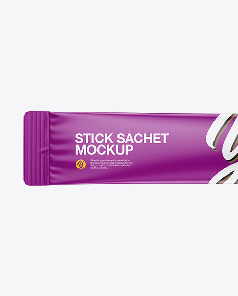Matte Stick Sachet Mockup PSD #2
