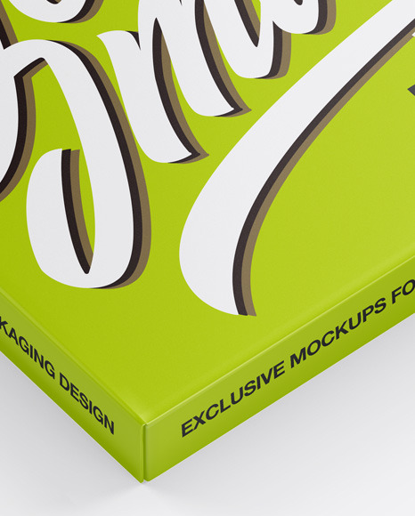 Paper Box Mockup PSD #4