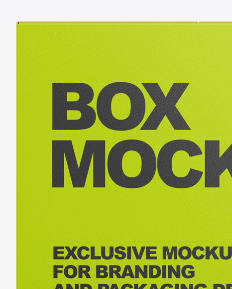 Download Paper Box Mockup In Box Mockups On Yellow Images Object Mockups PSD Mockup Templates