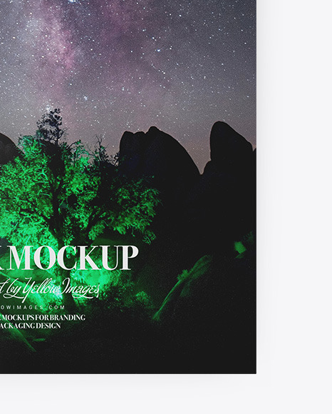 Book w  Matte Cover Mockup   Top View PSD #1