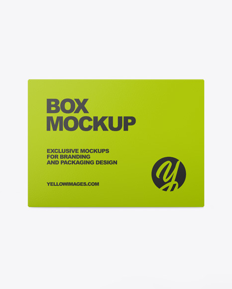 Download Paper Box Mockup In Box Mockups On Yellow Images Object Mockups PSD Mockup Templates