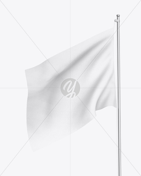 Flag Mockup PSD #3