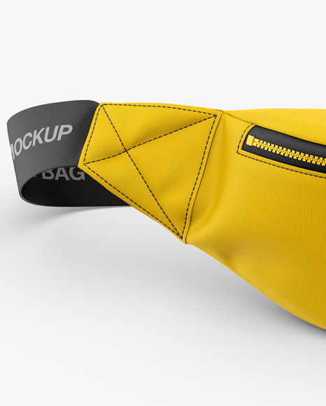 Download Bum Bag Mockup - Front View - Fanny Pack in Apparel ...