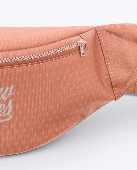 Bum Bag Mockup Front View Fanny Pack In Apparel Mockups On Yellow Images Object Mockups