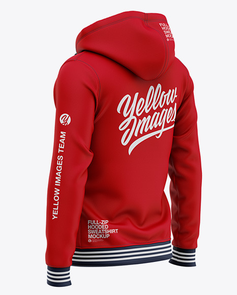 Download 16+ Basketball Full-Zip Hoodie Mockup Front Half Side View ...