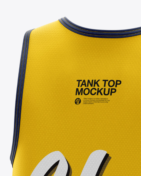 Men S Running Kit Mockup Back Half Side View In Apparel Mockups On Yellow Images Object Mockups