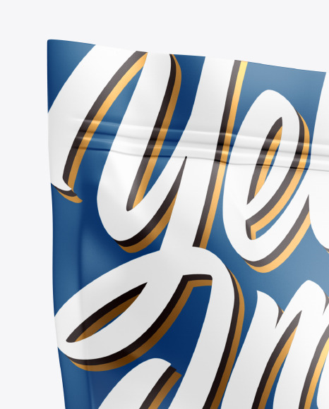 Matte Stand Up Pouch Mockup PSD #2