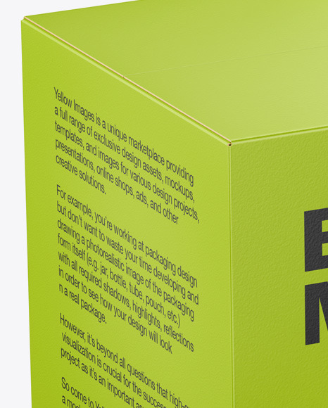 Paper Box Mockup PSD #3