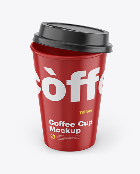 Glossy Coffee Cup Mockup PSD #2