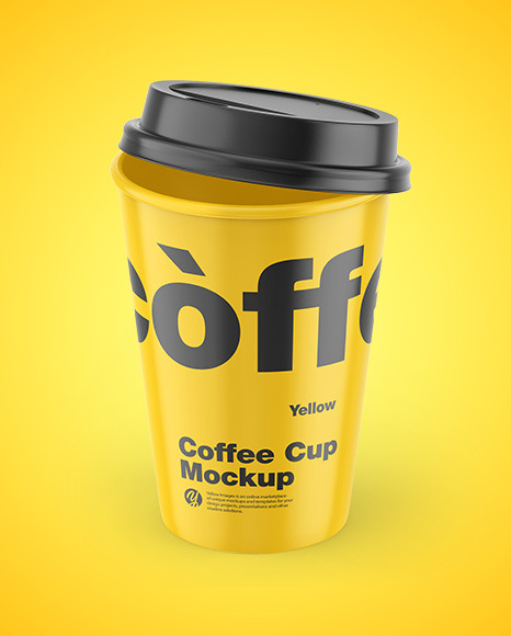 Glossy Coffee Cup Mockup PSD #3