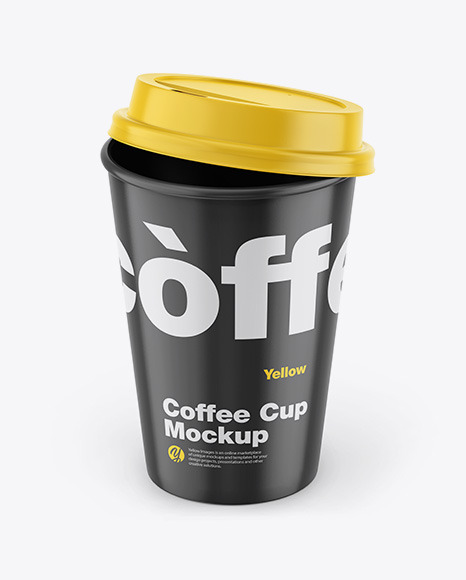 Glossy Coffee Cup Mockup PSD #4