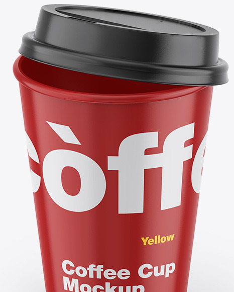 Glossy Coffee Cup Mockup PSD #5