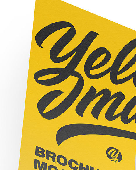 Textured Brochure Mockup PSD #2