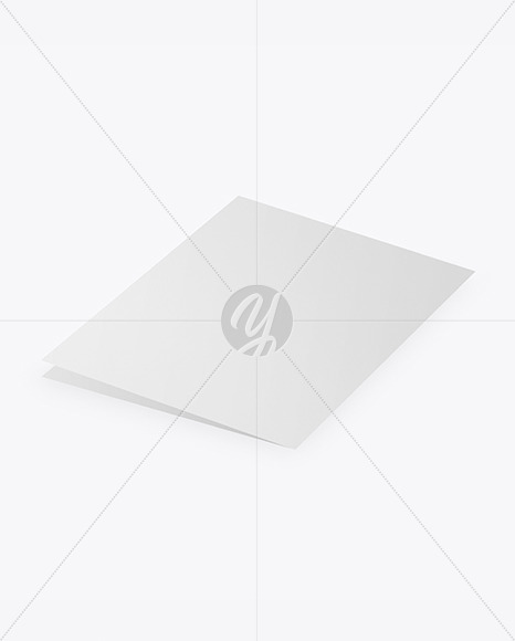 Textured Brochure   Back Side Mockup PSD #3