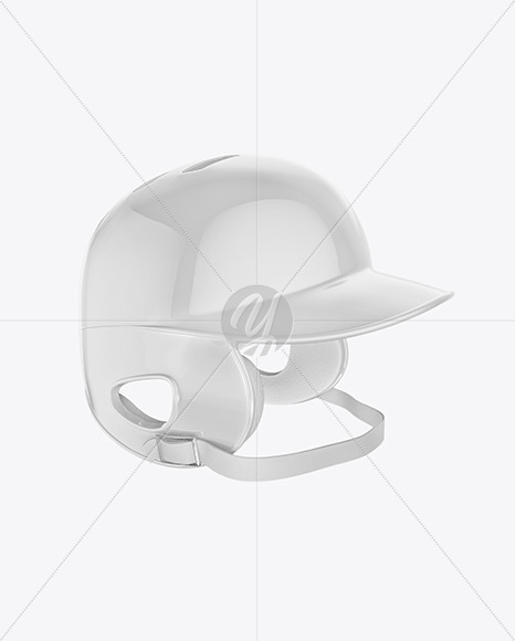 Download Glossy Baseball Helmet Mockup in Apparel Mockups on Yellow ...