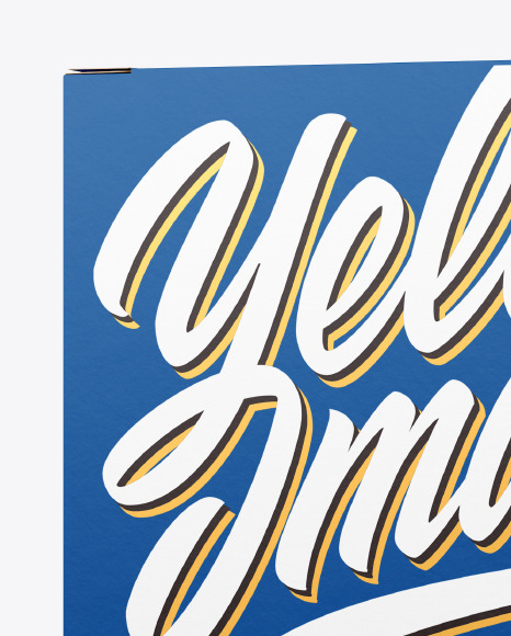 Paper Box Mockup PSD #2