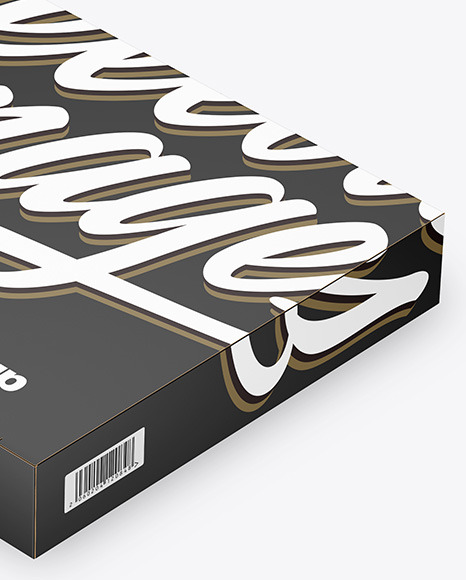Glossy Box Mockup PSD #1