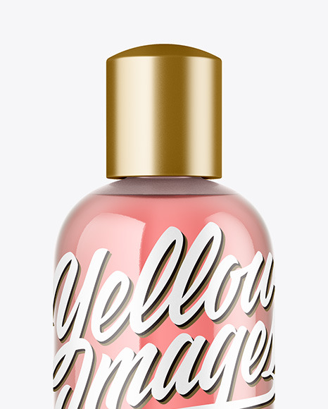 Glass Bottle Mockup PSD #2