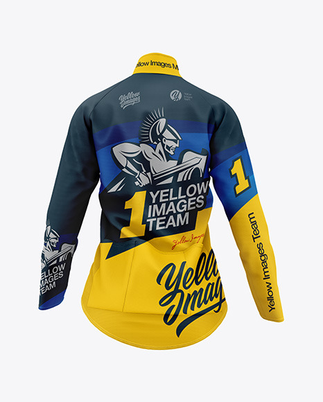 Download Women S Jersey Mockup Back View In Apparel Mockups On Yellow Images Object Mockups PSD Mockup Templates