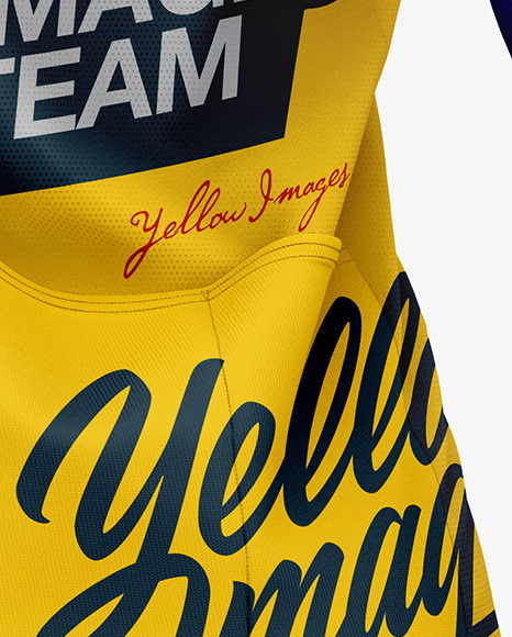 Women S Jersey Mockup Back View In Apparel Mockups On Yellow Images Object Mockups